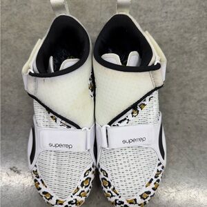 Superrep White and Black Cycling Shoes